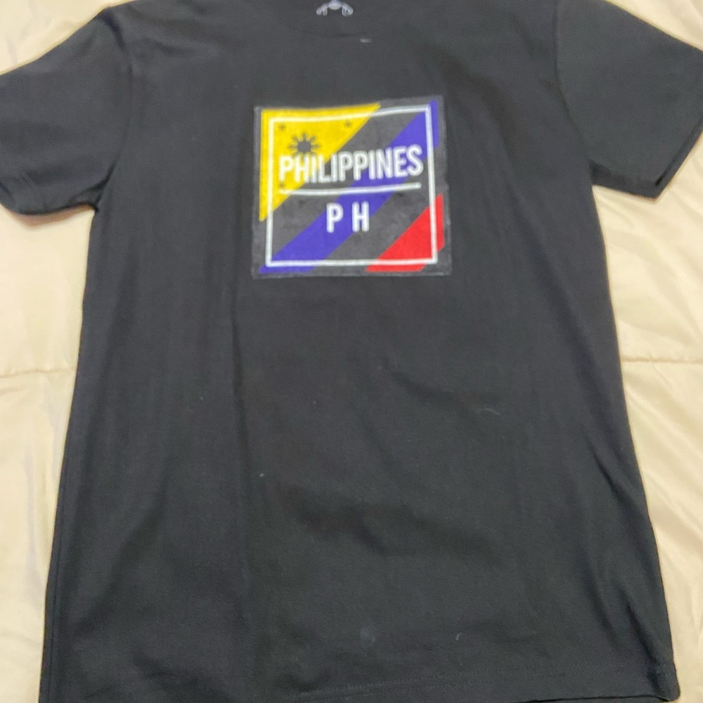 Philippines Graphic Black T-Shirt